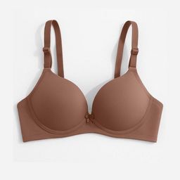 FiveFlag Brown Non-Wired Heavily Padded Seamless Everyday Bra-image-55