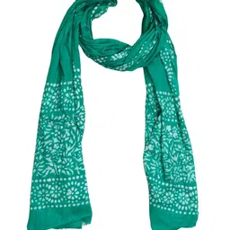 Farooq Dyeing Floral Batik Dyed Cotton Dupatta-picture-33