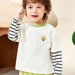 LULU & SKY Boys Organic Cotton Applique T-shirt-image-5