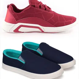 Spotwalk Men Mesh Running Shoes-picture-36