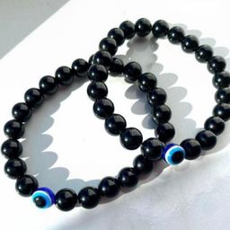 Divine souvenirs Black Alloy Bracelet-56
