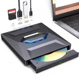 ULTRABYTES External DVD Drive USB 3.0 Type C High Speed 5Gbps External DVD Writer-26