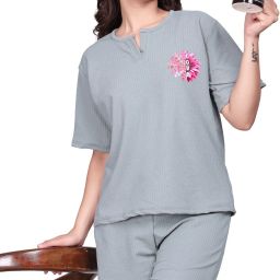 Tunic Regular Shorts Co-ords Set-image-95