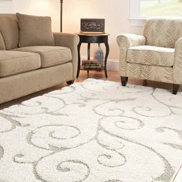 Beige Wool, Blended Carpet-image-2