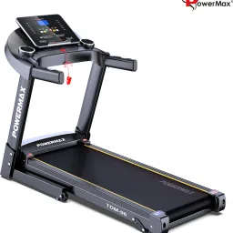 TDM-96 (4HP Peak) Motorized Foldable Running Machine for Home | Manual Incline Treadmill-1