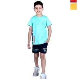 3PIN Boys Printed T-shirt with Shorts-image-21