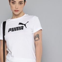 Puma Brand Logo Printed Pure Cotton T-shirt-image-21