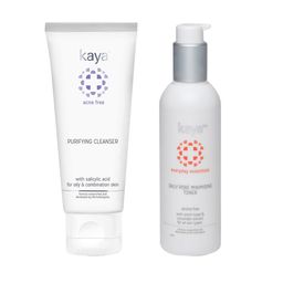 Kaya Unisex Set of Pore Minimising Toner & Purifying Cleanser-30