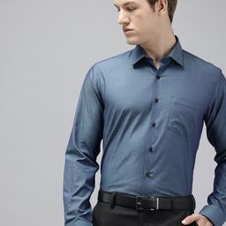 Van Heusen Pure Cotton Slim Fit Formal Shirt-image-90