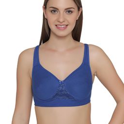 Clovia Cotton Rich Double Layered Non-Wired T-Shirt Bra-picture-38