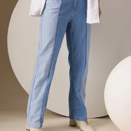 Chemistry Women Straight Fit High-Rise Stretchable Jeans-picture-42