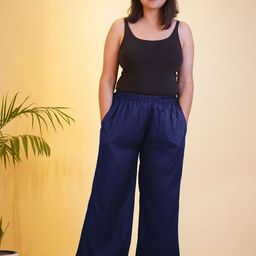 LetsDressUp Women Chambray Straight Palazzos-picture-35