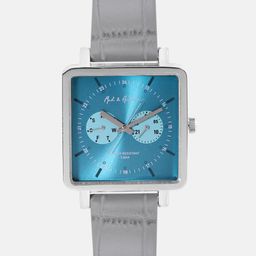 Mast & Harbour Unisex Brass Dial & Leather Textured Straps Analogue Multi Function Watch-17
