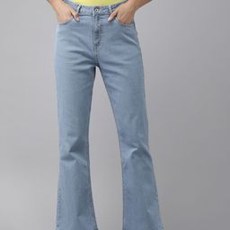 Roadster Women Blue Bootcut High-Rise Stretchable Jeans-picture-57