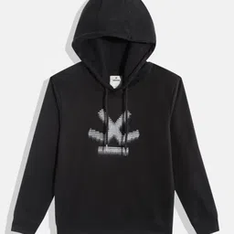 WROGN YOUTH Boys Brand Logo Printed Hooded Sweatshirt-image-45