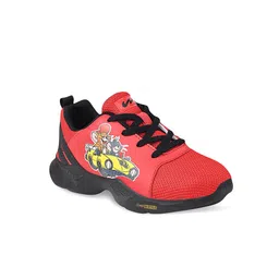 Campus Kids Red Tom & Jerry Printed Mesh Running Shoes-47