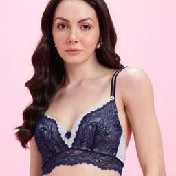 DressBerry Floral Full Coverage Lightly Padded Bralette Bra DRM-DB-MK27D image 2