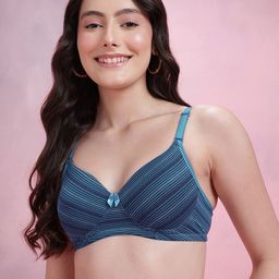 DressBerry Striped Medium Coverage Lightly Padded T-shirt Bra DRM-DB-ETC25A-DLMLA image 3