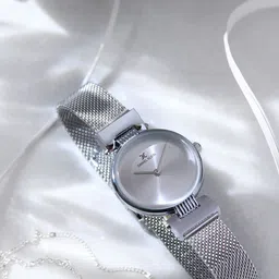 Daniel Klein Women Silver-Toned Analogue Watch DK11407-4-47