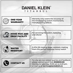 Daniel Klein Men Printed Dial & Straps Analogue Watch DK 1 12867-6 image 4