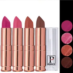 PERPAA Antique Set Of 4 Velvet Matte Lipstick - 3.5g Each-60-62-67-71-image-54