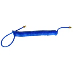 Legris BSPT 6.35 mm (1/4 inch) Thread Size Recoiled Hose Blue 12 mm, RCH10U1204-48