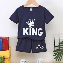 MITANSH Kids Printed Pure Cotton T-shirt With Shorts-picture-17