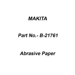 Makita Abrasive Paper Delta Black Size 400, Part No B-21761 (Pack of 10 Pcs)-8