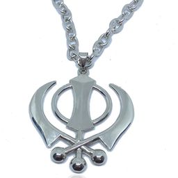 VIBESLE Men Sikh Big Khanda Pendants-21