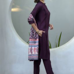 SHREE LAXMINARAYAN EXPORT Women Kurti with Trousers & With Dupatta image 3