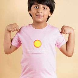 PRABHUBHAKTI Kids Bio Finish Applique T-shirt-image-74