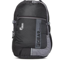 F Gear Unisex Black Solid Backpack-9
