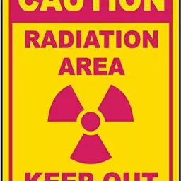Color World Express 11x17 Inches Radiation Area Keep Out Vinyl Self Adhesive Sticker SS-05-image-13