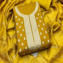 SHIJILA Unstitched Dress Material-image-95
