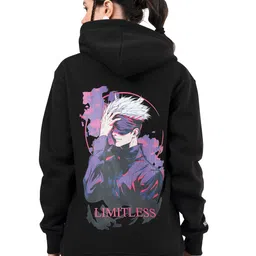 RHINO CULT Gojo Women Anime Graphic Printed Hooded Sweatshirt-image-75