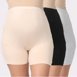 Morph Maternity Pack Of 3 Maternity Under Shorts - Multi-Color-picture-16