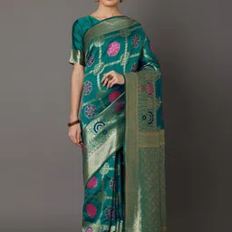 KALINI Zari Bhagalpuri Saree-image-90