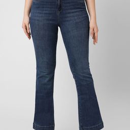 Kraus Jeans Women Flared High-Rise Light Fade Jeans-image-93