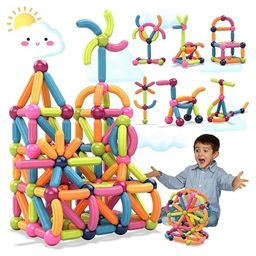 Enorme Magnetic Building, Constructing and Learning Blocks for Kids, Magnet Sticks and Ball Game Set- 25 Pcs-22