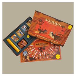 Indic Roots Mahabharata Board Game - Multicolor-image-63