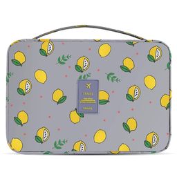 House of Quirk Polyester Hanging Travel Toiletry Kit Bag Cosmetic Makeup Bag Organizer For Women And Girls - Grey-image-82