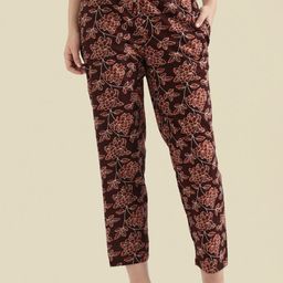 Go Colors Women Printed Cotton Lounge Pants-picture-40