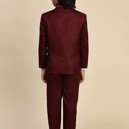 Pro-Ethic STYLE DEVELOPER Boys Self-Design Single-Breasted Five-Piece Party Suit image 3