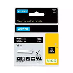 DYMO 18443 Rhino IND 9mm Vinyl Tape (White)-picture-34