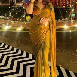 Peachmode Women Gold Sarees-picture-34