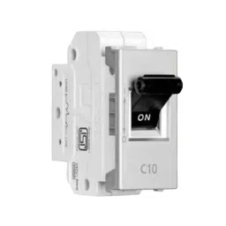 Anchor Roma Urban/UNO 32 A Single Pole Mini Modular Miniature Circuit Breaker (MCB) Silver, 66156S-59