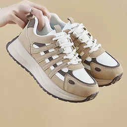 LULU & SKY Women Striped PU Sneakers-picture-32
