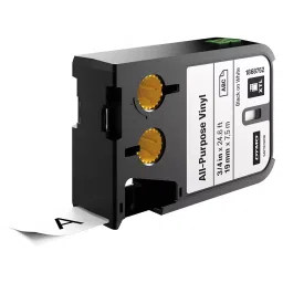 DYMO Label Tape, 0.74" X 22.9Ft, Black/White, 1868752-34