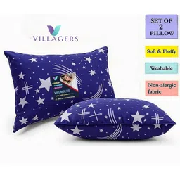 VILLAGERS Unisex Blue Pillows-picture-41