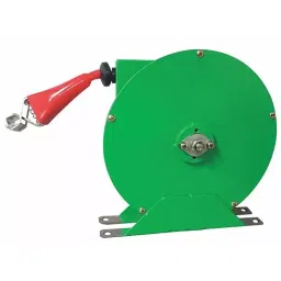 SPEEDAIRE Cable Reel Spring Return Powder Coated Green 15.24 m (50 Ft) Cable Length, 440G06-image-59